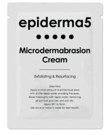epiderma5 Microdermabrasion Cream Sample 2g